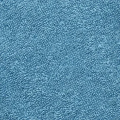 Lot de 2 gants en coton SAMIA uni finition bourdon (480 g/m²)-bleu myosotis