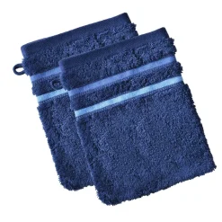 Lot de 2 gants extra soft - Bleu Marine