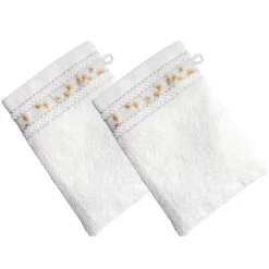Lot de 2 Gants HERBAL blanc craie