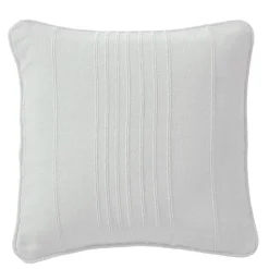 Lot de 2 housses coussin uni en coton - Gris