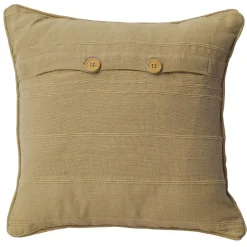 Lot de 2 Housses de coussin ORION beige ficelle