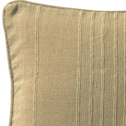 Lot de 2 Housses de coussin ORION beige ficelle