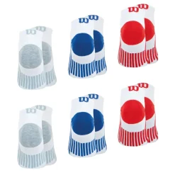 Lot de 6 paires de chaussettes basses homme Sport Wilson blanc