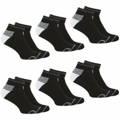 Lot de 6 paires de chaussettes basses homme Access Wilson Noir