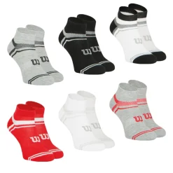 Lot de 6 paires de chaussettes basses homme Sport Wilson multicolore