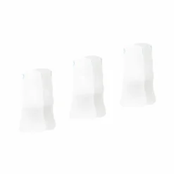 Lot de 3 paires de chaussettes basses homme Essentiel Wilson blanc en coton