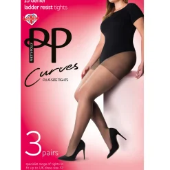 Lot de 3 paires de collants 15D beige