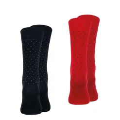 Lot de 2 paires de mi-chaussettes homme Coton Peigné Edition anniversaire Eminence multicolore
