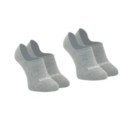 Lot de 2 paires de socquettes invisibles homme Essentiel Wilson gris en coton
