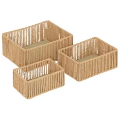 Lot de 3 paniers