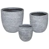Lot de 3 Pots Fibre Max D 39 marine