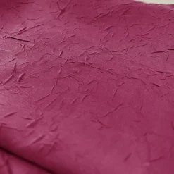 Lot de 3 serviettes de table FONTANA polyester froissé violet prune