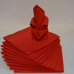 Lot de 12 Serviettes ARC EN CIEL Rubis