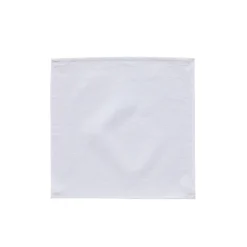 Lot de 6 serviettes coton jacquard Ombelle Blanc des Vosges - Blanc