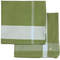 Lot de 2 serviettes de table La nonna Pistacchio 45 x 45