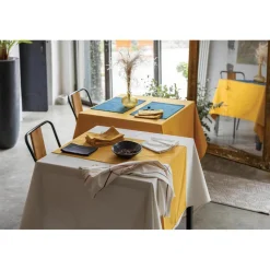 Lot de 2 serviettes de table recyclées Delia Paon