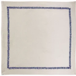 Lot de 4 serviettes de table 40x40 blanc cassé