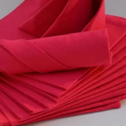 Lot de 12 serviettes de table ARC EN CIEL Azalée 44 x 44 cm
