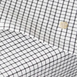 Lot de 2 serviettes de table GUSTAVE Caviar 40 x 40