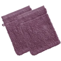 Lot de 2 serviettes unies lauréat 450g/m2 Becquet Violet