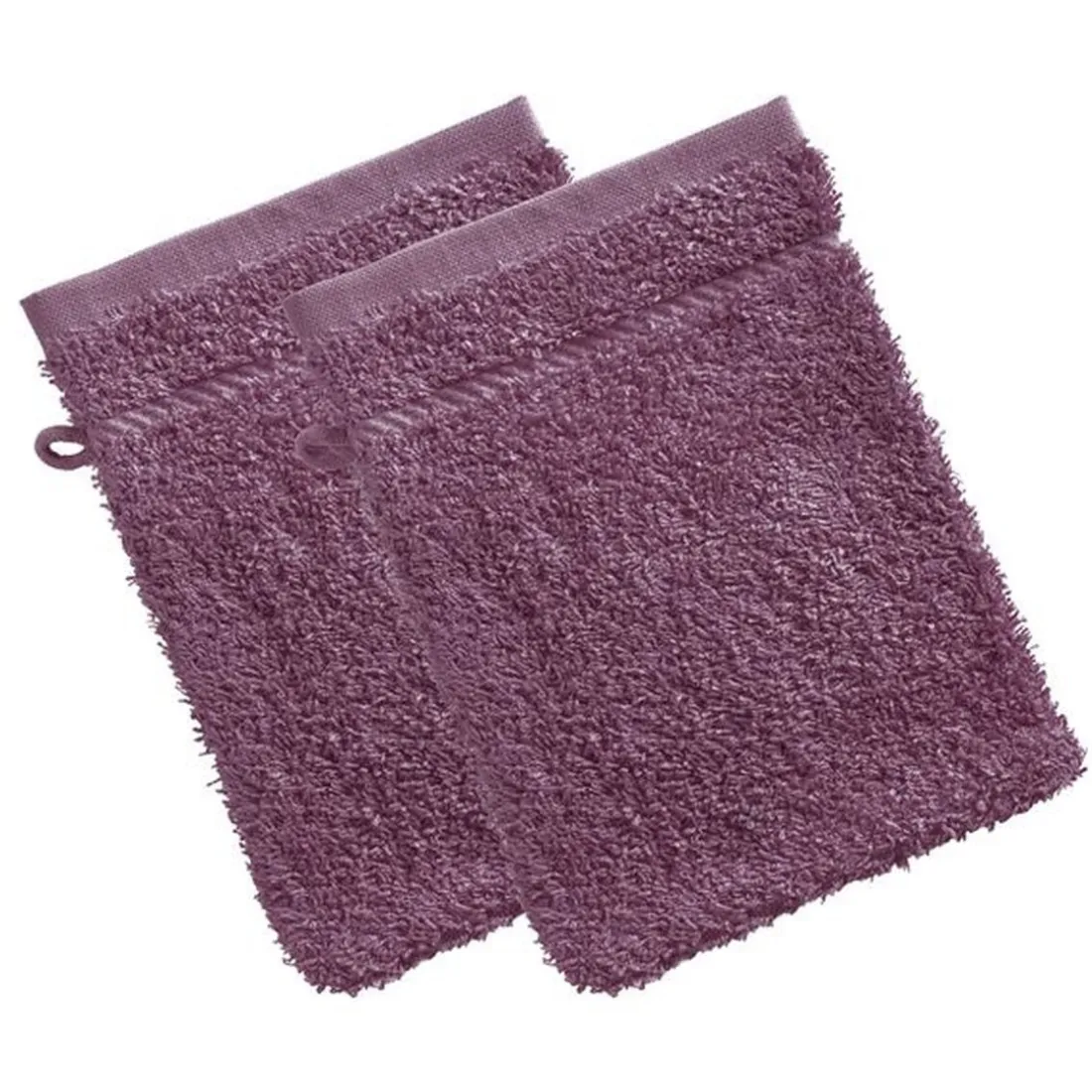 Lot de 2 serviettes unies lauréat 450g/m2 Becquet Violet
