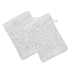 Lot de 2 serviettes unies lauréat 450g/m2