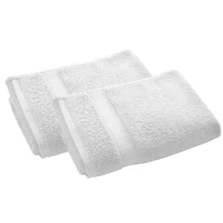 Lot de 2 serviettes unies lauréat 450g/m2
