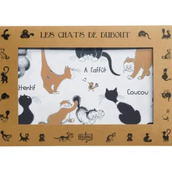Lot de 2 sets de table Dubout Attitudes Noir/roux 30 x 45