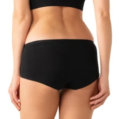 Lot de 3 shortys femme Ecopack Basic Athena noir en coton