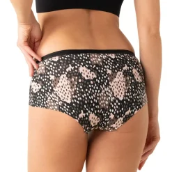 Lot de 3 shortys femme Ecopack Mode Athena noir en coton