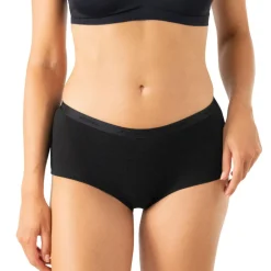 Lot de 3 shortys femme Ecopack Mode Athena noir en coton