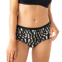 Lot de 3 shortys femme Ecopack Mode Athena noir en coton