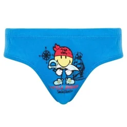 Lot de 3 slips Boy Little Pirate by Smiley POMM'POIRE - Multicolore en coton