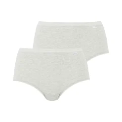 Lot de 2 slips en coton biologique Gris