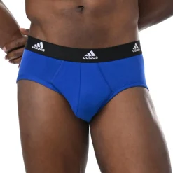 Lot de 3 slips homme Active Flex Coton Adidas noir