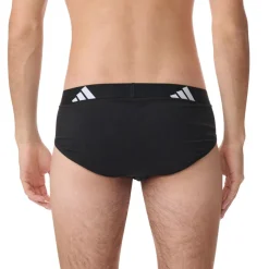 Lot de 2 slips homme Active Flex Cotton Adidasport noir en coton
