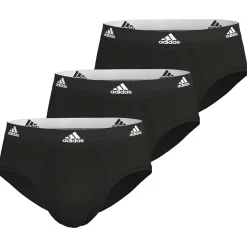 Lot de 3 slips homme Active Flex Coton Adidas noir