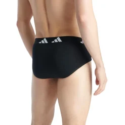 Lot de 3 slips homme Active Flex Cotton Adidasport noir en coton