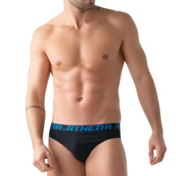Lot de 4 slips homme My Petits Prix Athena noir en coton