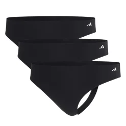 Lot de 3 strings femme Active Light Flex Adidas Sport noir