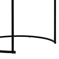 Lot de 3 tables d'appoint Noan noir