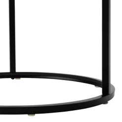 Lot de 3 tables d'appoint Noan noir