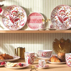 Lot de 4 tasses et sous-tasses vintage MARICA