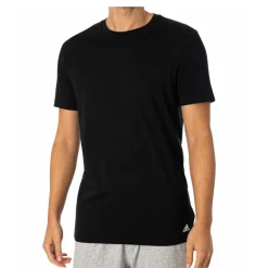 Lot de 3 tee-shirts col rond homme Active Core Coton Adidas gris
