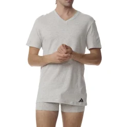 Lot de 3 tee-shirts col V homme Active Core Cotton Adidasport multicolore en coton