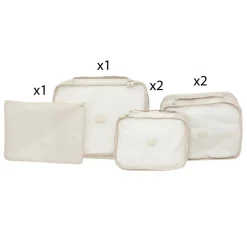Lot organiseur valise Aloha 6 pièces