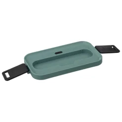 Lunch box double compartiments avec couverts - vert