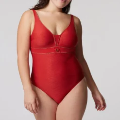 Maillot 1 Pièce sans armatures - Orange Couture