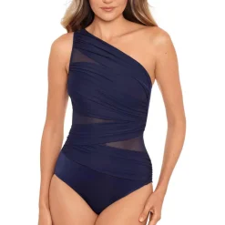 Maillot de bain 1 pièce asymétrique