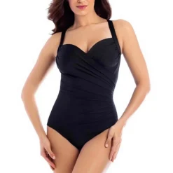 Maillot de bain 1 pièce Bonnets Mousse Armatures - Noir Miraclesuit